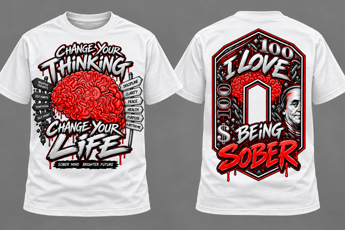 OMILLIONS I Love Being Sober Tee - OMILLIONS