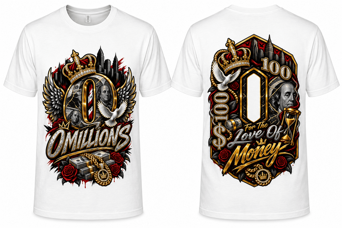 OMILLIONS Love Of The Money Tee - OMILLIONS