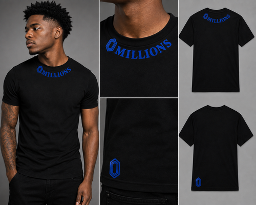 OMILLIONS Signature Collar Tee