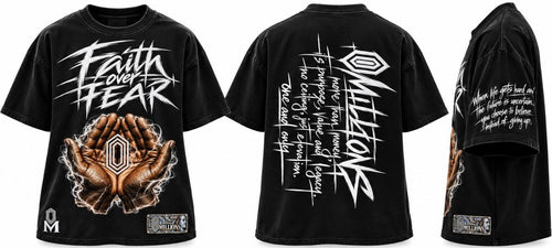 OMILLIONS Faith Over Fear Tee - OMILLIONS