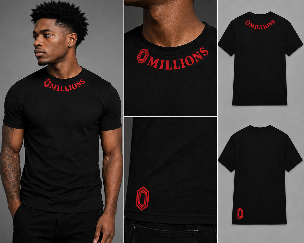 OMILLIONS Signature Collar Tee